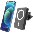 9V 2A thick 1.5cm Phone Wireless Charger Car Mount ABS Magnetic