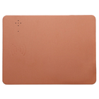 Personalized Qi 10W Mouse Pad Wireless Charger PU Leather Mat