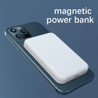 112mm Thickness Portable Wireless Chargers 10W Magnetic Power Bank
