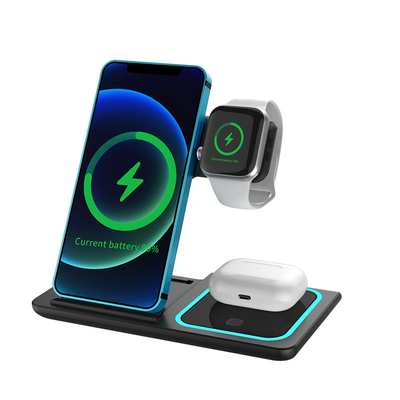 Foldable 18W QC3.0 Desktop Wireless Charger For Apple IWatch