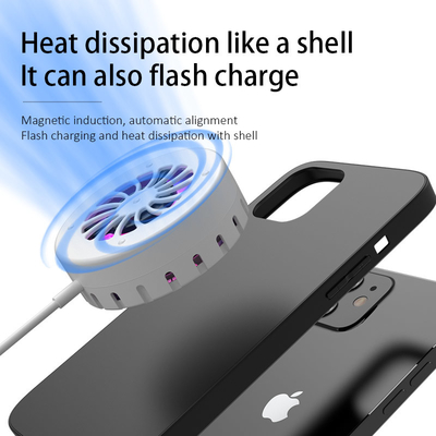 Type c Fast 15W Magnetic Wireless Phone Charger With Cooling Fan