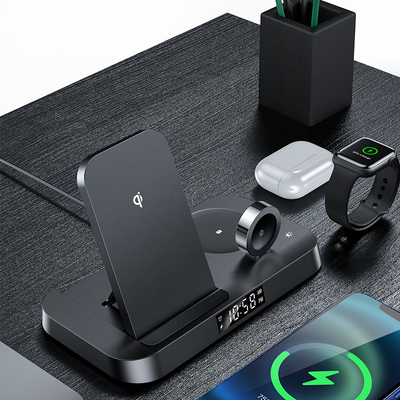Foldable Wireless Charger Dock Station 15W PD QC3.0 QI Charger Station